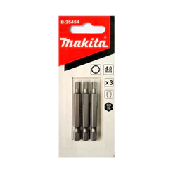 Pacote c/ 3 Pcs Bits Allen Longo 4,0 X 50mm Makita B-25454