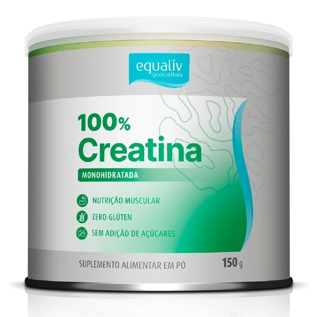Equaliv 100% Creatina 150g em Oferta na Shopee