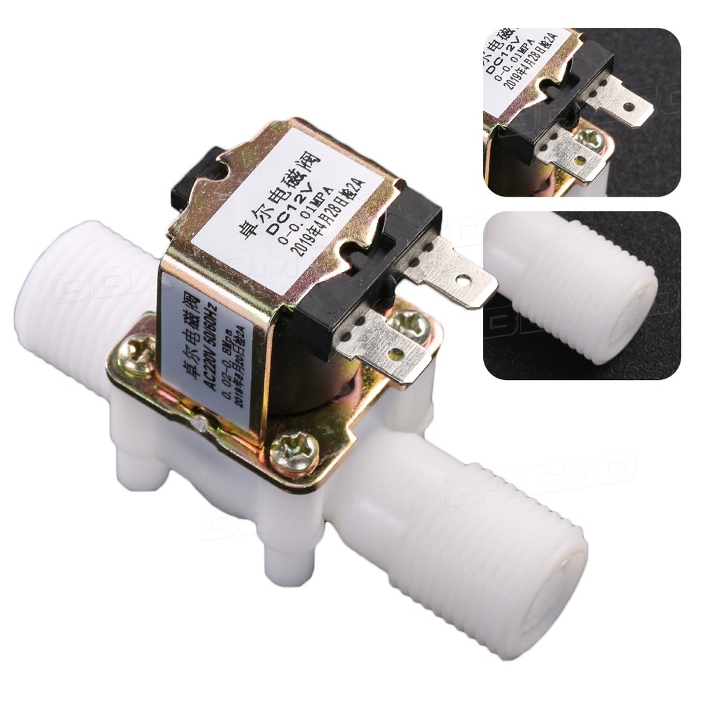 Valvula Solenoide 12v 1/2 Água – Automação Irrigação