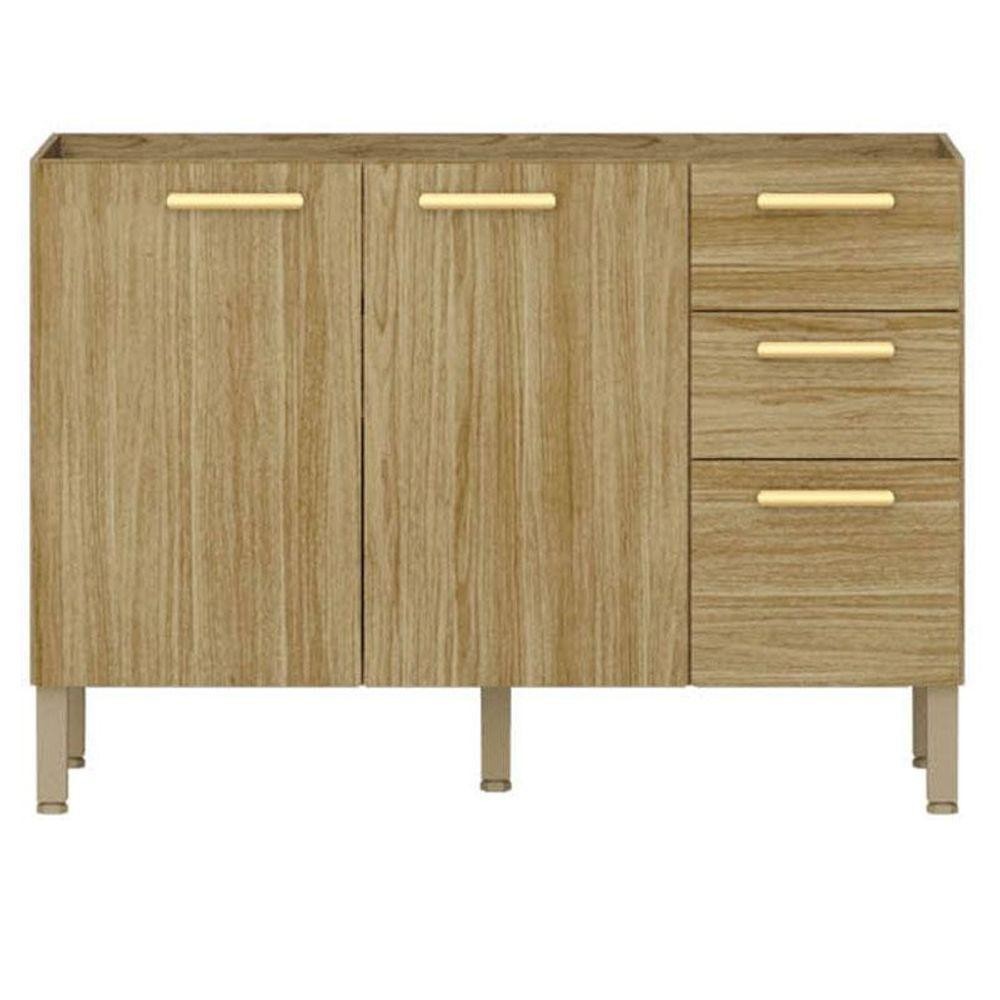 Balcão De Pia Urbane 120 Cm Freijó - Kits Paraná em Oferta na Shopee