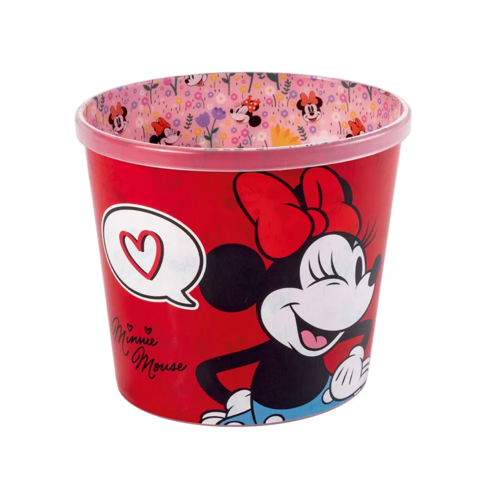 Balde para Pipoca Super Decorado Minnie Oval 2,1L Licenciado