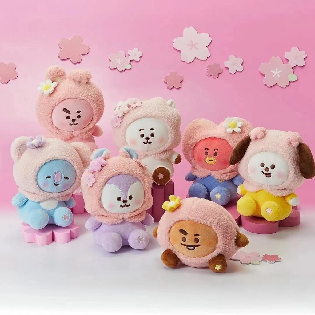 Novo Kpop Idol TATA COOKYU CHIMMY Série Dia Da Primavera Boneca De Pelúcia Pingente Do Exército em Oferta na Shopee