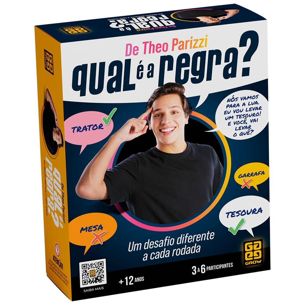 Jogo Qual é a Regra? De Theo Parizzi em Oferta na Shopee