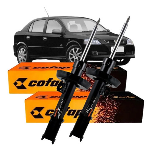 Par 2 Amortecedor Dianteiro Original Cofap Astra 1.8 / 2.0 8v 16v 1998 1999 2000 2001 2002 Até 2011
