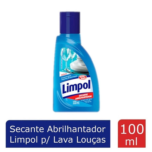 Limpol Secante Abrilhantador Para LAVA LOUÇA Limpol 100ml em Oferta na Shopee