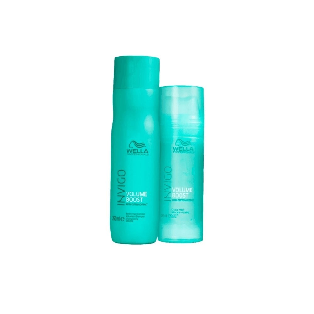 Kit Wella Invigo Volume - Shampoo Wella Volume 250ml + Mascara Wella Volume 145ml em Oferta na Shopee