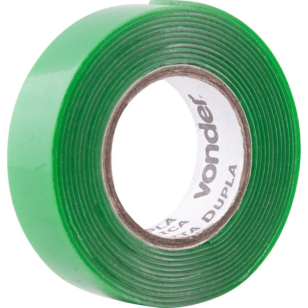 Fita Dupla Face Acrílica 19mmx2m Incolor Vonder