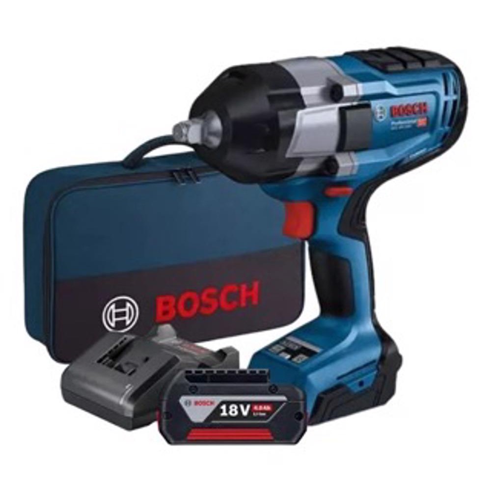 Chave De Impacto Gds 18v-1000 BOSCH + 1 Bateria 4ah + 1 carregador + Bolsa - Home & Living
