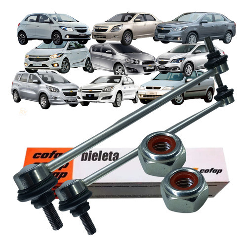 2 Bieleta Original Cofap Onix Cobalt Prisma Sonic Spin Vectra Astra 1999 Até 2020 - Spare Parts and Accessories for Vehicles