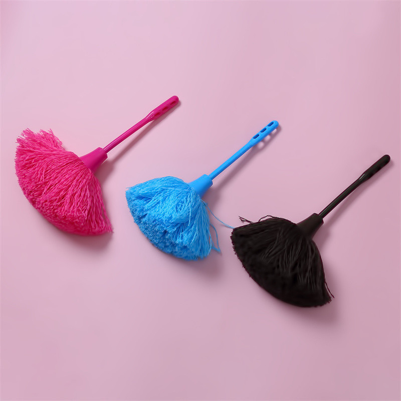 Limpador De Pó Durável , Cabo Curto , Ferramenta De Limpeza , Espanador De Fibra