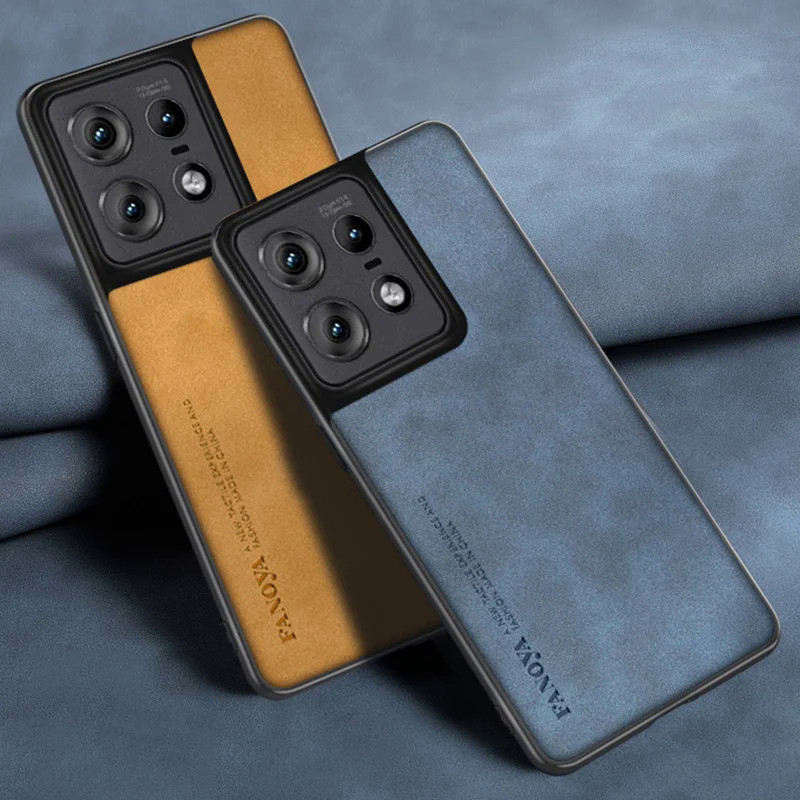 Para Motorola Edge 50 Pro Caso De Luxo Couro Do Plutônio Telefone Moto 5G Capa Traseira Proteção Silicone Fosco em Oferta na Shopee