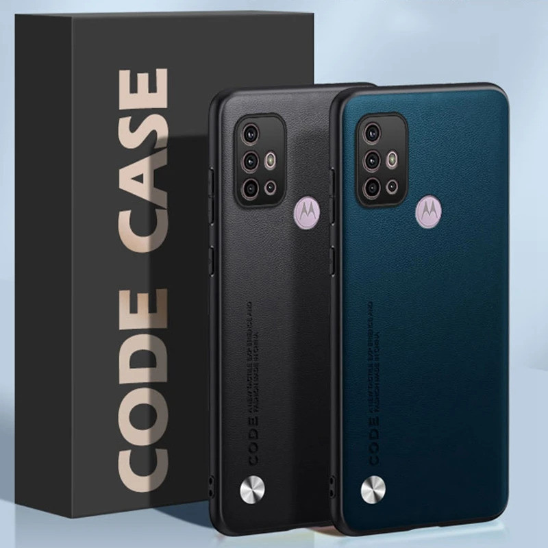 Capa Luxuosa De Couro PU Para Motorola Moto G10 G20 G30 , Traseira De Silicone Fosco , Proteção Total De Telefone G30 G2