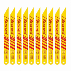 Lâmina para Corte de Couro Starrett 150mm Faca 10 Peças HSS RS6