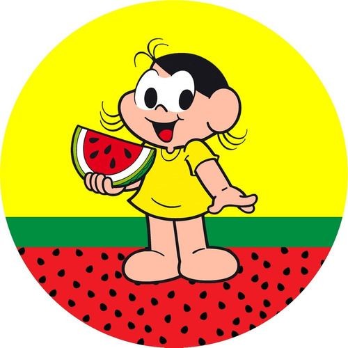 Capa de Painel Festa Magali Redondo Tecido Sublimado Vários Modelos 1,50x1,50m e 50x50cm em Oferta na Shopee