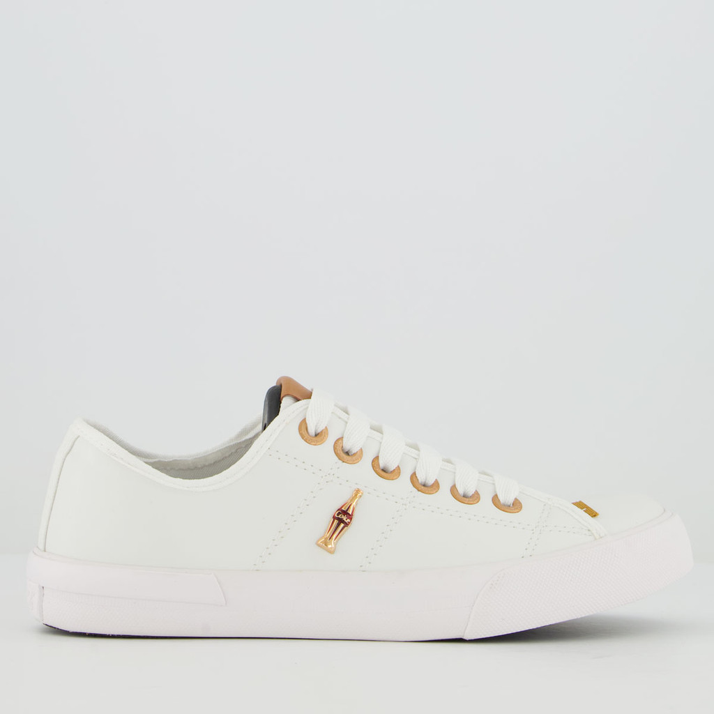 Tênis Coca Cola Miami Town Feminino Branco em Oferta na Shopee