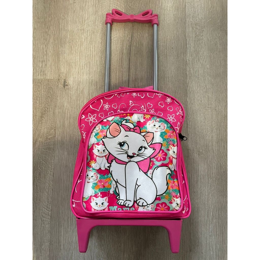 Mochila de Rodinha Escolar Infantil Pequena Creche Menina Personagem Gatinha Desenho 2025 em Oferta na Shopee
