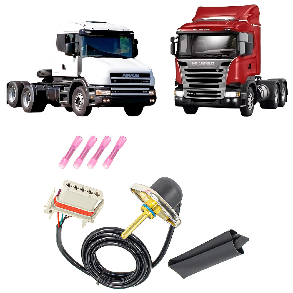 Sensor Combinado Sistema Injeção Compatível Scania Seria 4 CABINE G / P / R / T