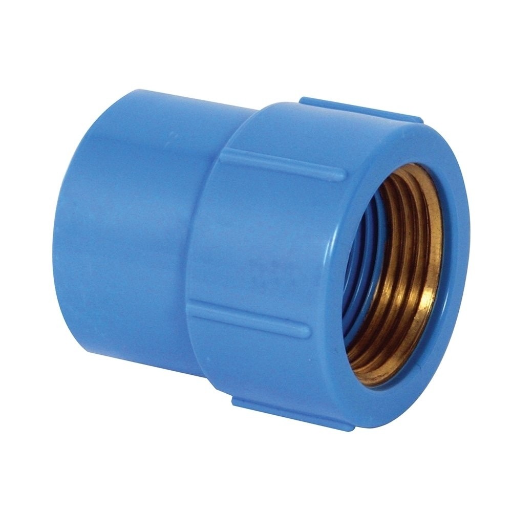 Luva Soldável Krona com Bucha Latão 25x3/4 Azul - Embalagem com 20 Unidades em Oferta na Shopee