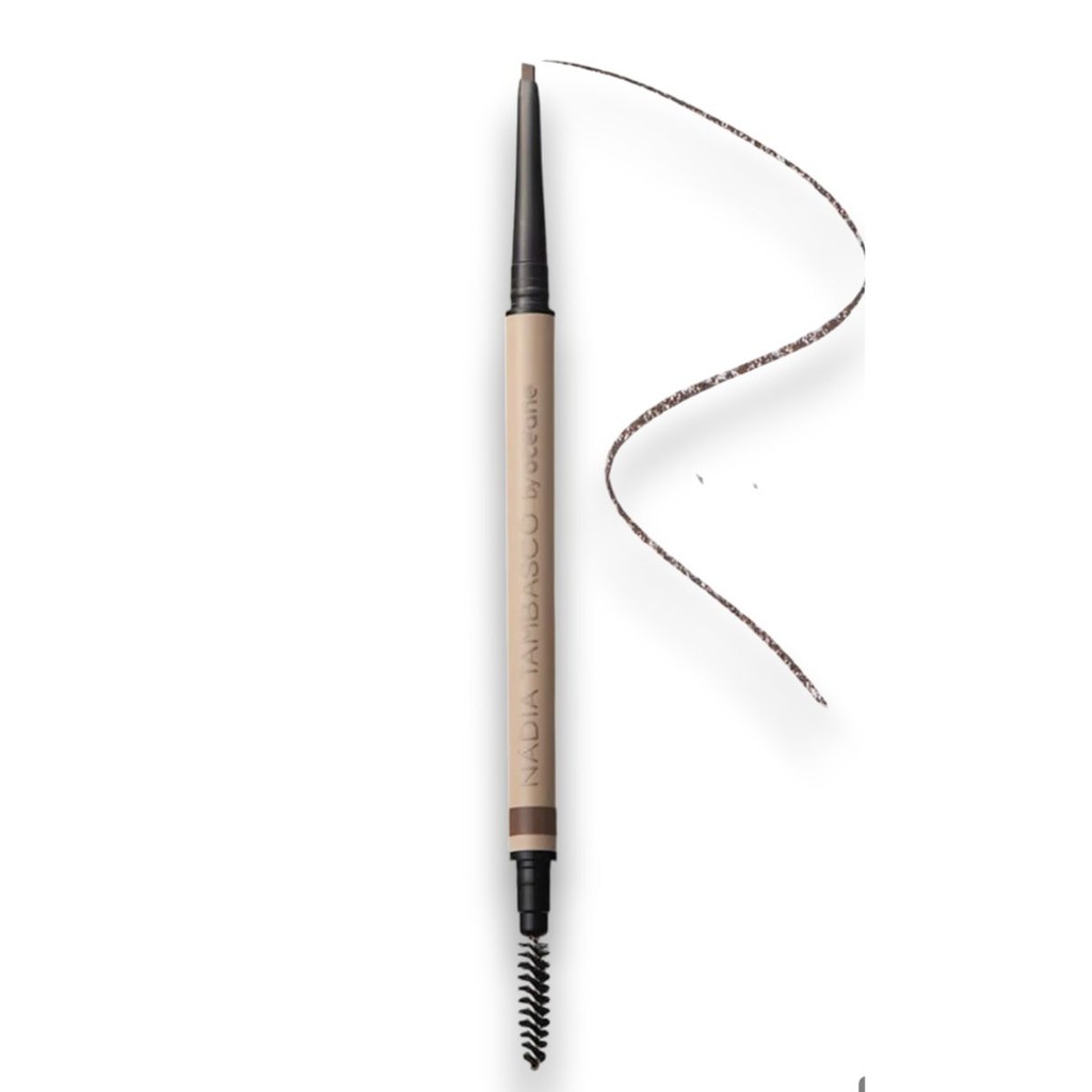 Lápis para Sobrancelhas Retrátil Océane Nádia Tambasco Medium – Tom Médio com Efeito Natural