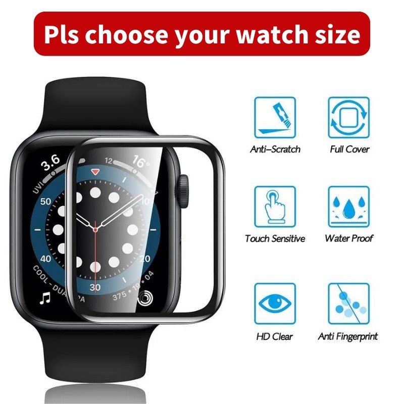 Protetor De Tela Para iwatch 49mm 45mm 41mm 41 45 49mm Filme Macio Acessórios De Relógio apple watch Série 7 8 ultra