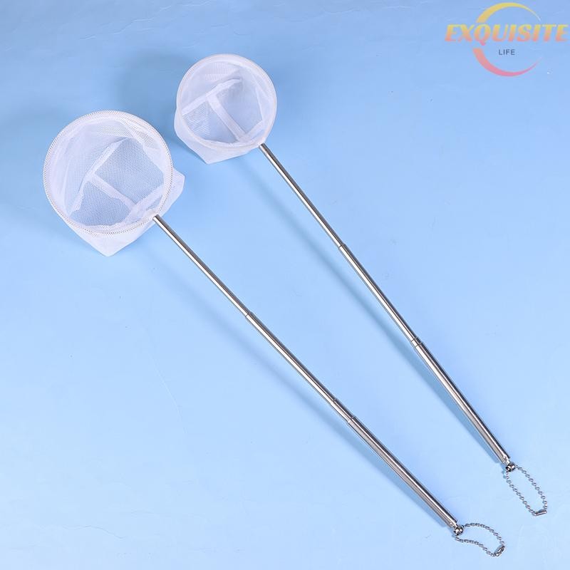 [EL] 1pc AquariumFish Fishing Net Aço Inoxidável Retrátil Pequenas Redes De Pesca Acessórios Para Aquário De Peixes Novo em Oferta na Shopee