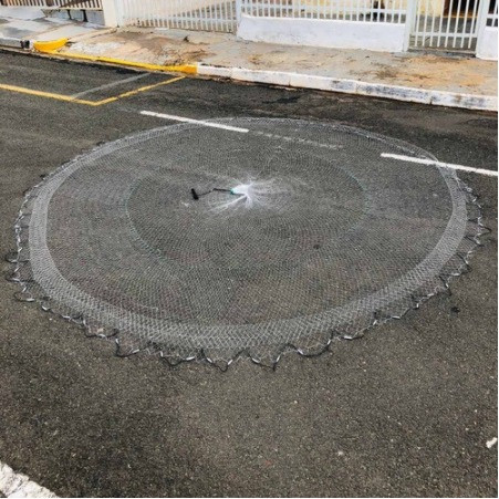 Tarrafa 50x30x30 Fio 0,50 Malha 30 Com 3,40 M De Altura De 30 Metros — imagem 2 de 2