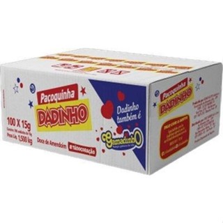 Paçoca Rolha Dadinho Caixa 100 Unidades de 15g em Oferta na Shopee