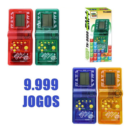 Mini Games Portátil Mão Eletrônico Jogos Passa Tempo + Pilha