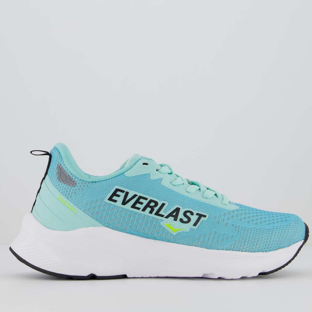 Tênis Everlast Cave Run 2 Feminino Azul e Verde em Oferta na Shopee