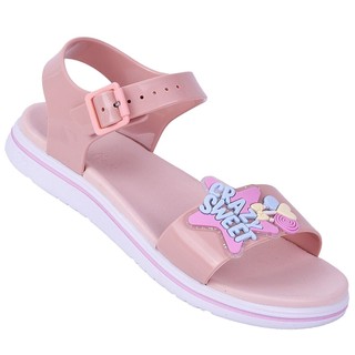 Sandália Papete Infantil Feminina WorldColors Manu - Nude em Oferta na Shopee
