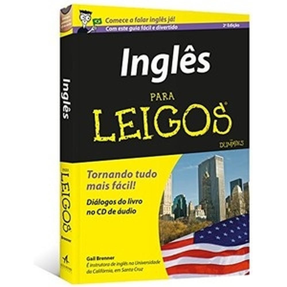 Capa do livro Inglês para leigos Editora Alta Books livro lojaVP 071