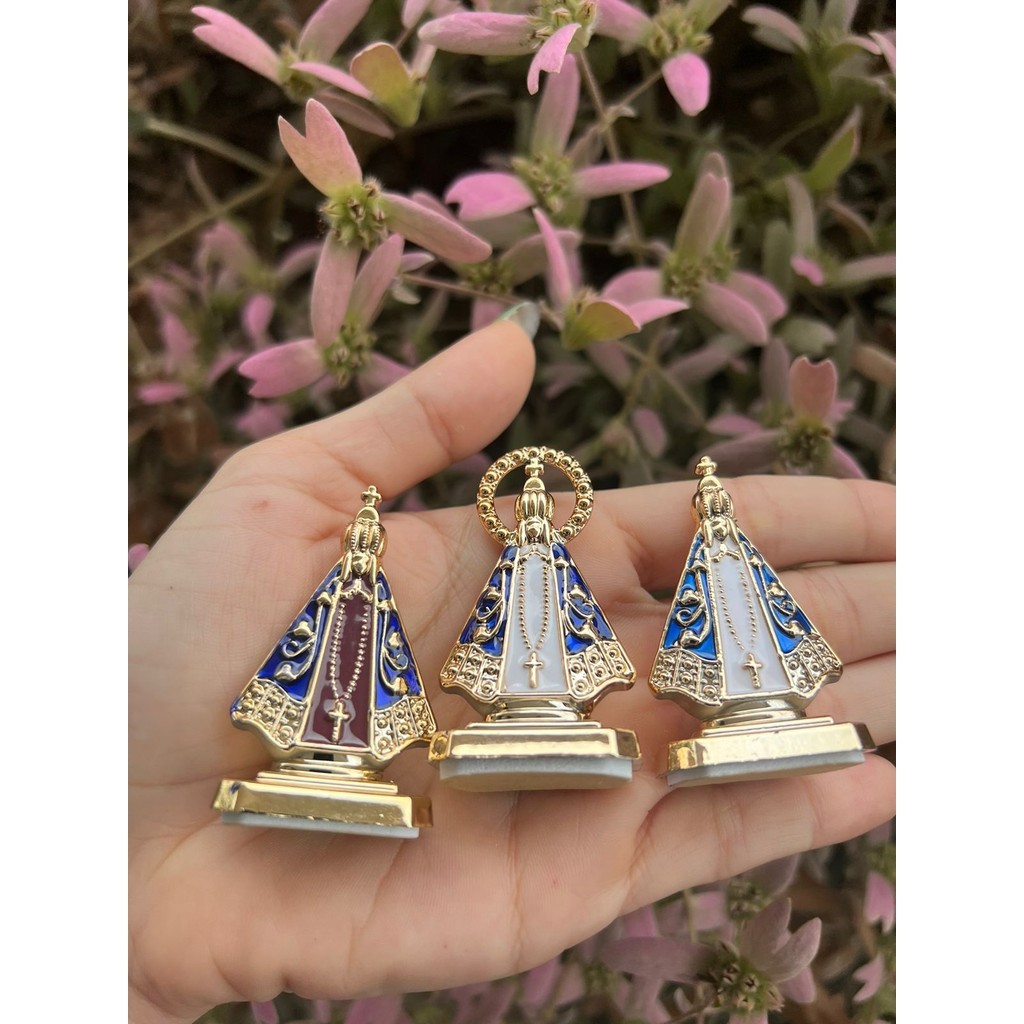 Santinha de Carro Nossa Senhora Aparecida em Oferta na Shopee