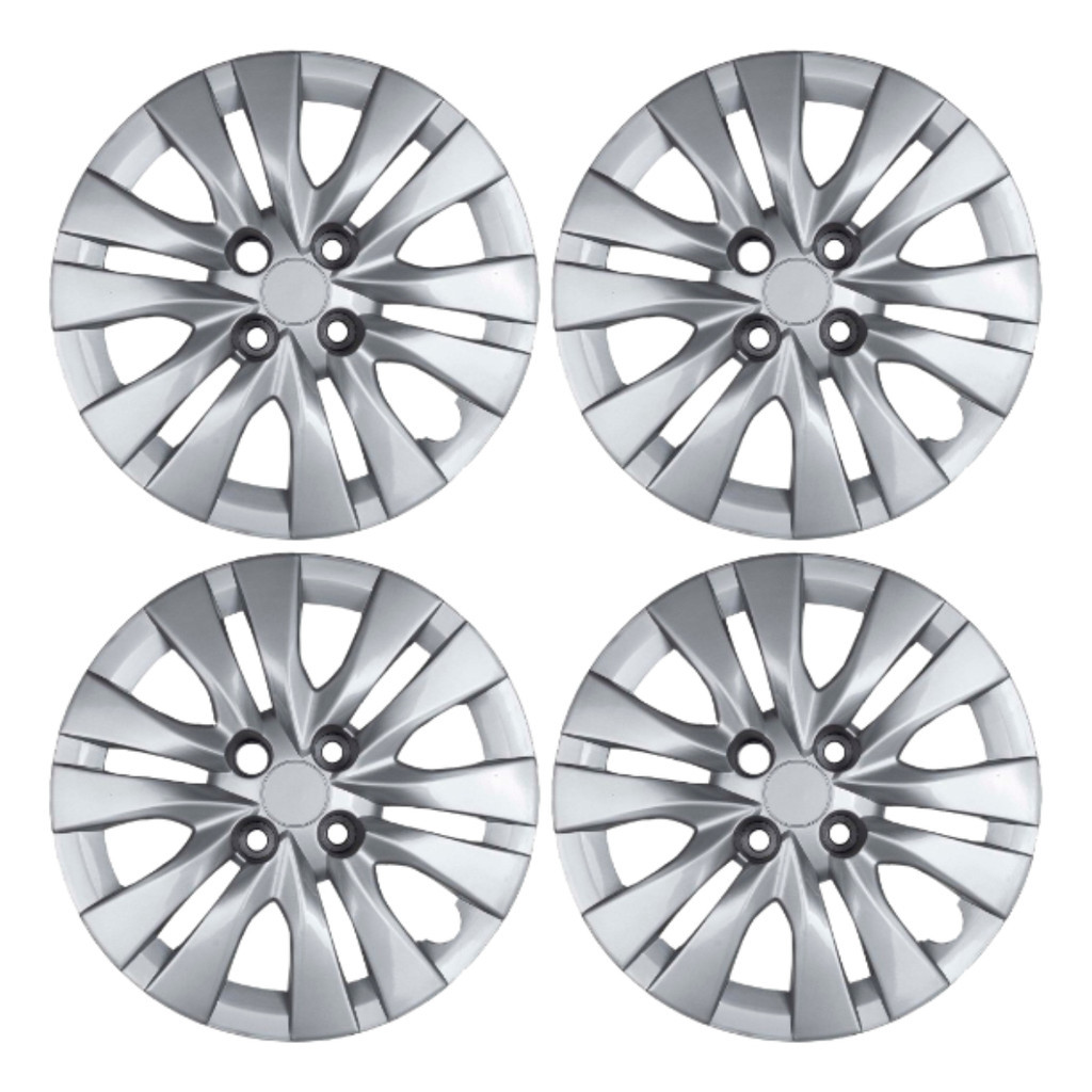 Jogo 4 Calota Toyota Yaris Aro 15 2023 2024 2025 Antiperda em Oferta na Shopee