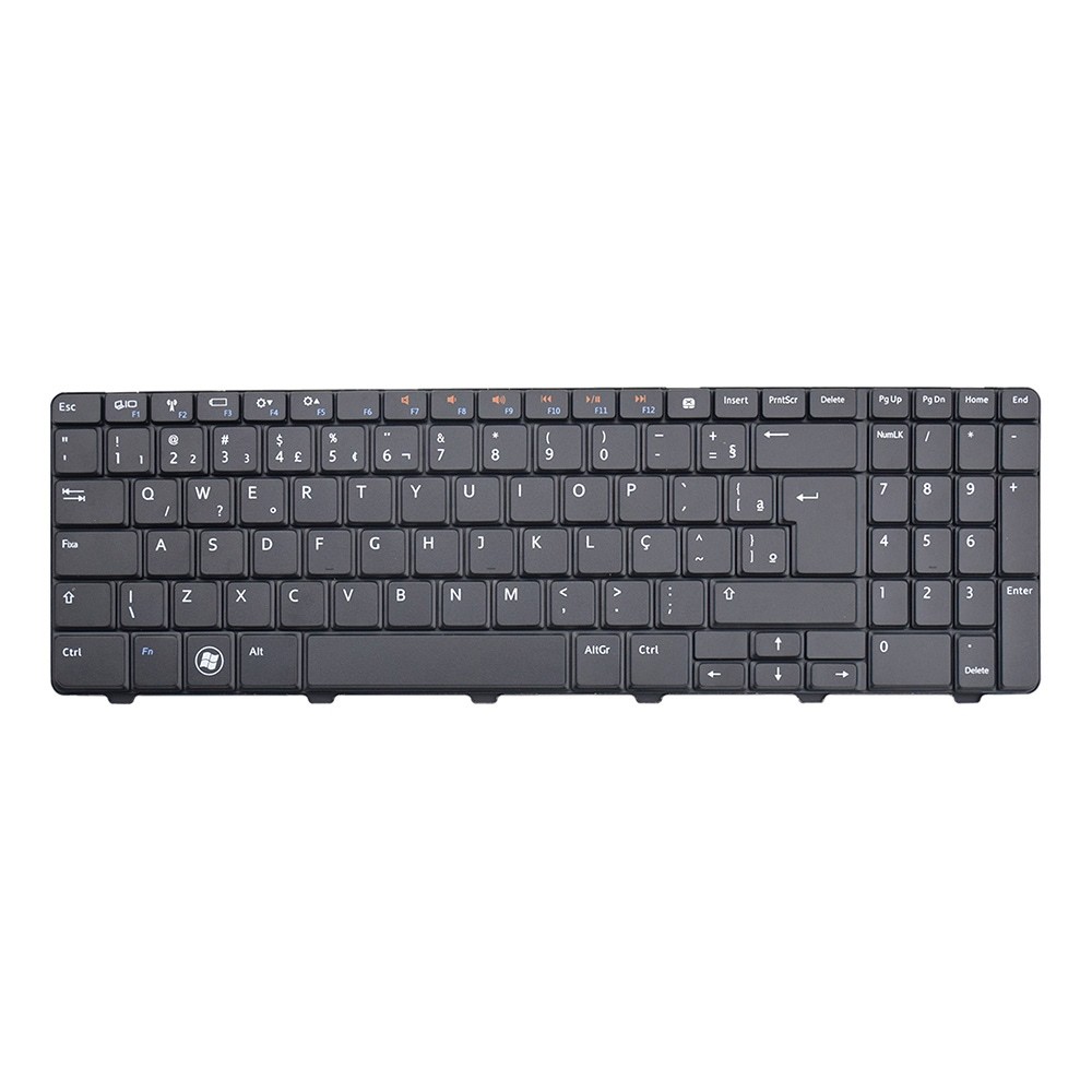 Teclado para Notebook Dell Inspiron 15R N5010-N5010 | Preto ABNT2 - Computers & Accessories
