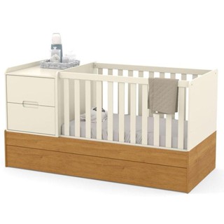 Berço Americano Multifuncional Formare Off White Freijó - Matic em Oferta na Shopee