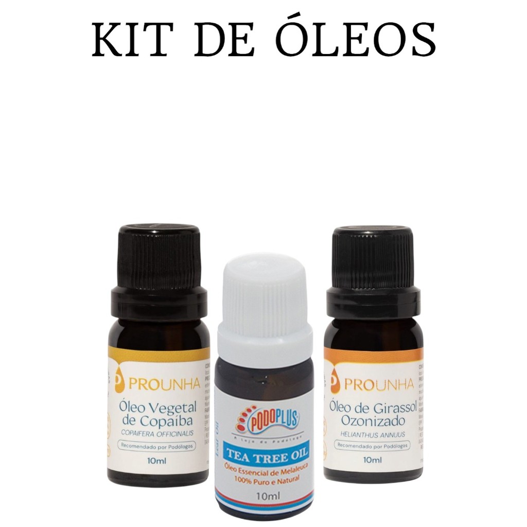 Kit de Óleos Essenciais para Podologia em Oferta na Shopee