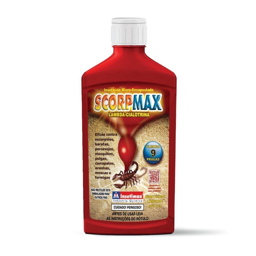 Refil Mata Escorpião Pronto Uso Scorpmax Insetimax - 500ml em Oferta na Shopee
