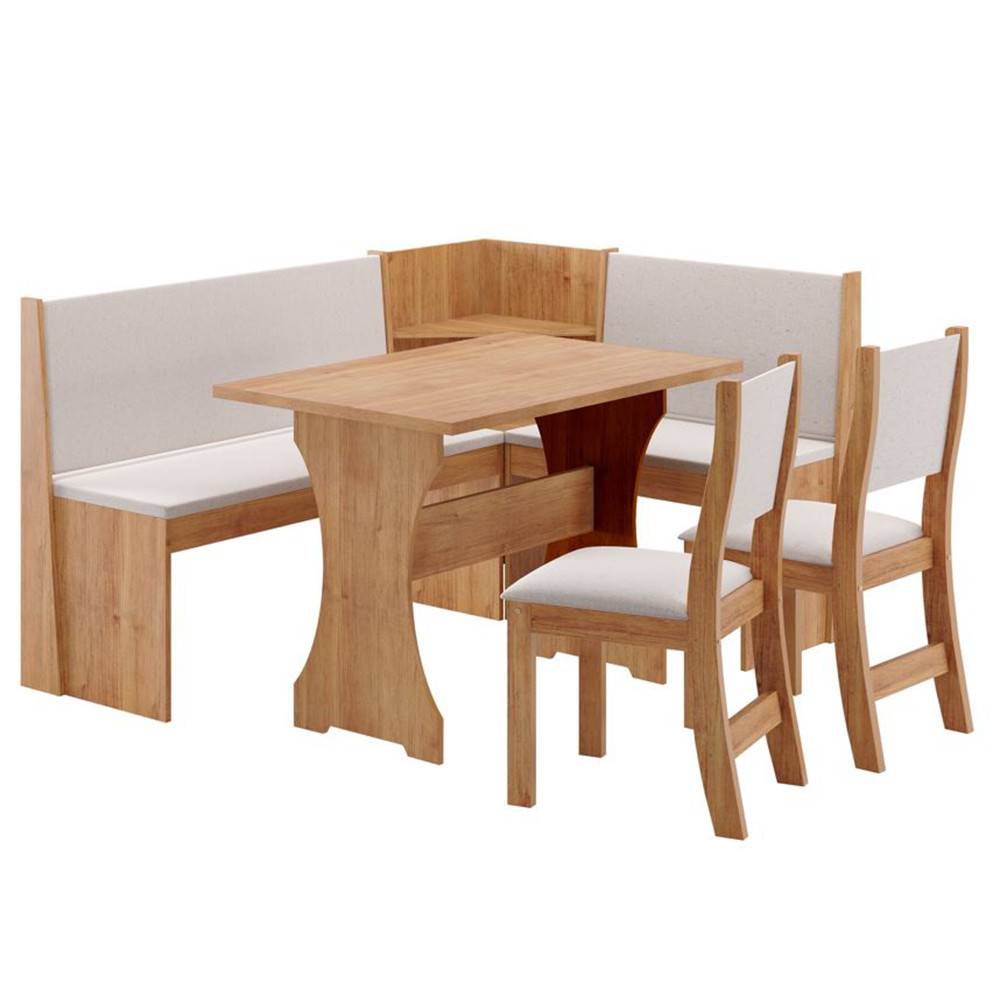 Conjunto Mesa De Jantar Canto Alemão Viero