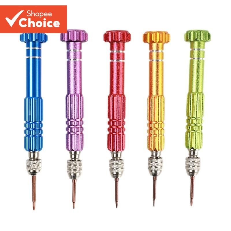 Um Conjunto 5-Em-1 Mini De Chave De Fenda De Precisão , Ferramenta Magnética De Reparo De Alumínio Para Óculos , Telefon