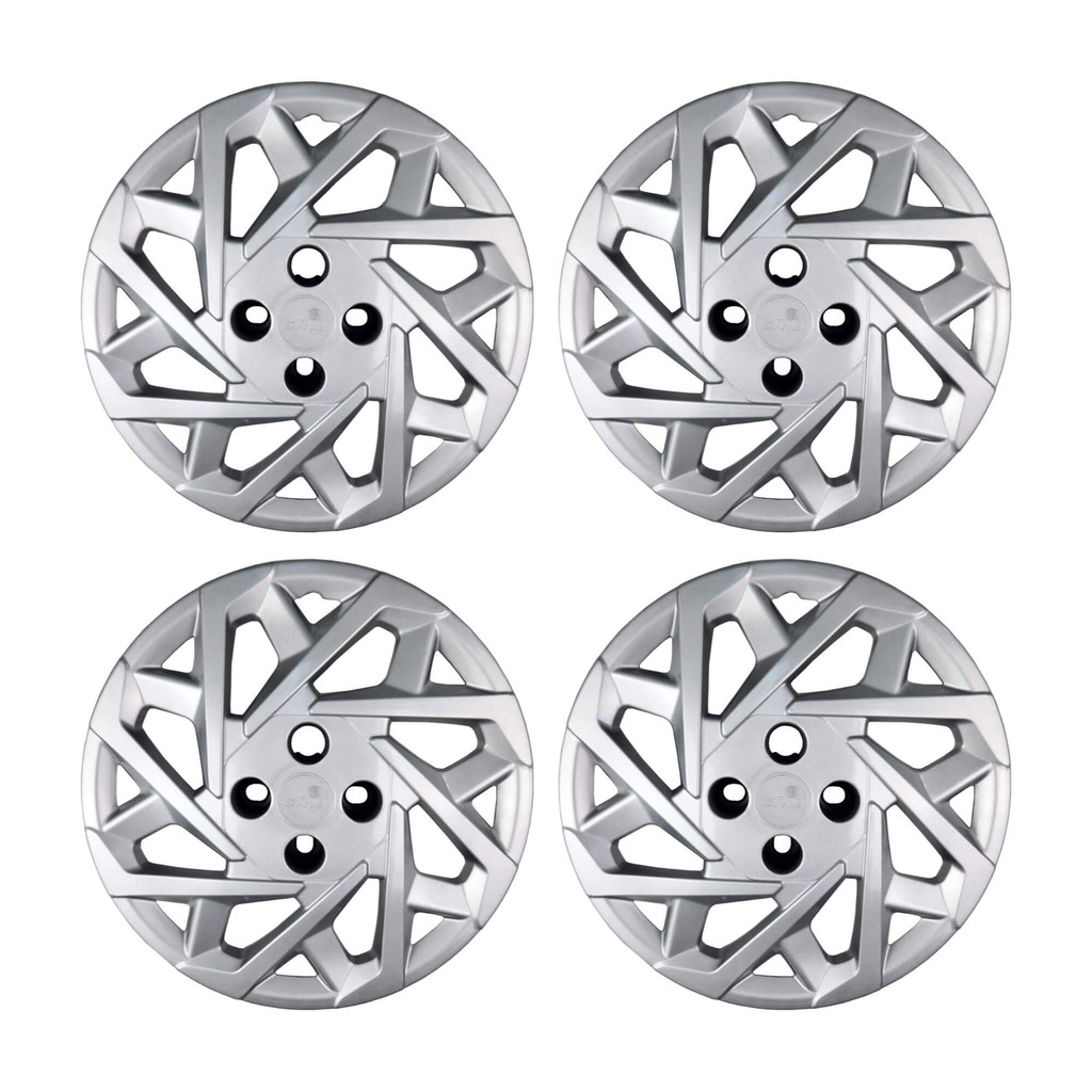Calota Aro 14" Prata Modelo Sport Creta 2025 Jogo c/4 Calotas Grid - 203CB-PTA-E