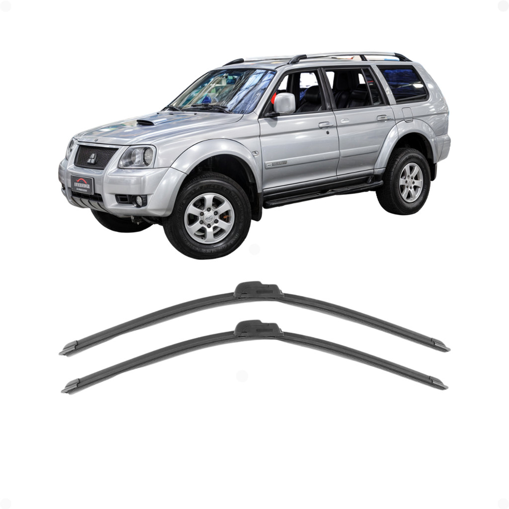 Par Palhetas Pajero Sport 1999 até 2011 Limpadores de Parabrisa em Oferta na Shopee