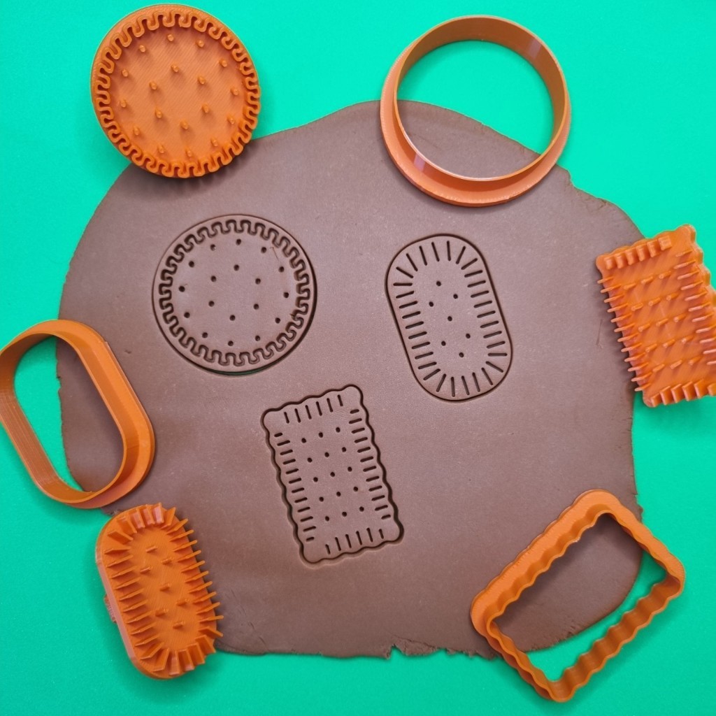 Cortador de Biscoito Tipo Maizena Antiga Moldes para Bolachas Caseiras e Massas Doces