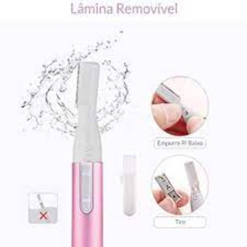 Depiladora Elétrica aparador de pelos depilador buço eletrico feminino caneta depiladora sobrancelha facial elétrico