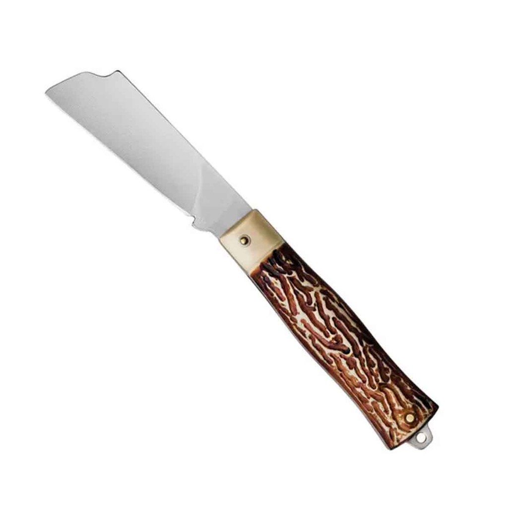 Canivete Inox 3" Reto Cabo Plástico Pesca Camping Trilha Kala