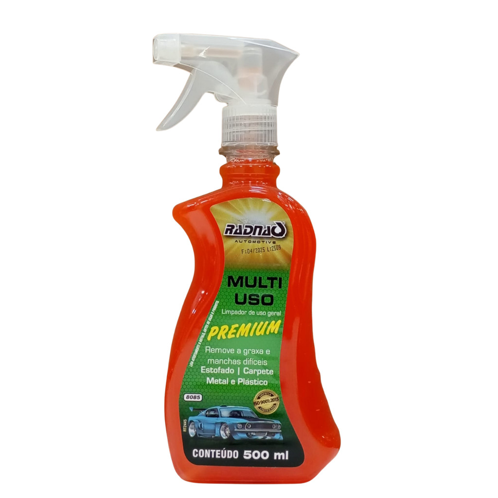 Limpador Multi Uso Removedor de Graxa e Manchas Estofado Carpete Metal e Plástico