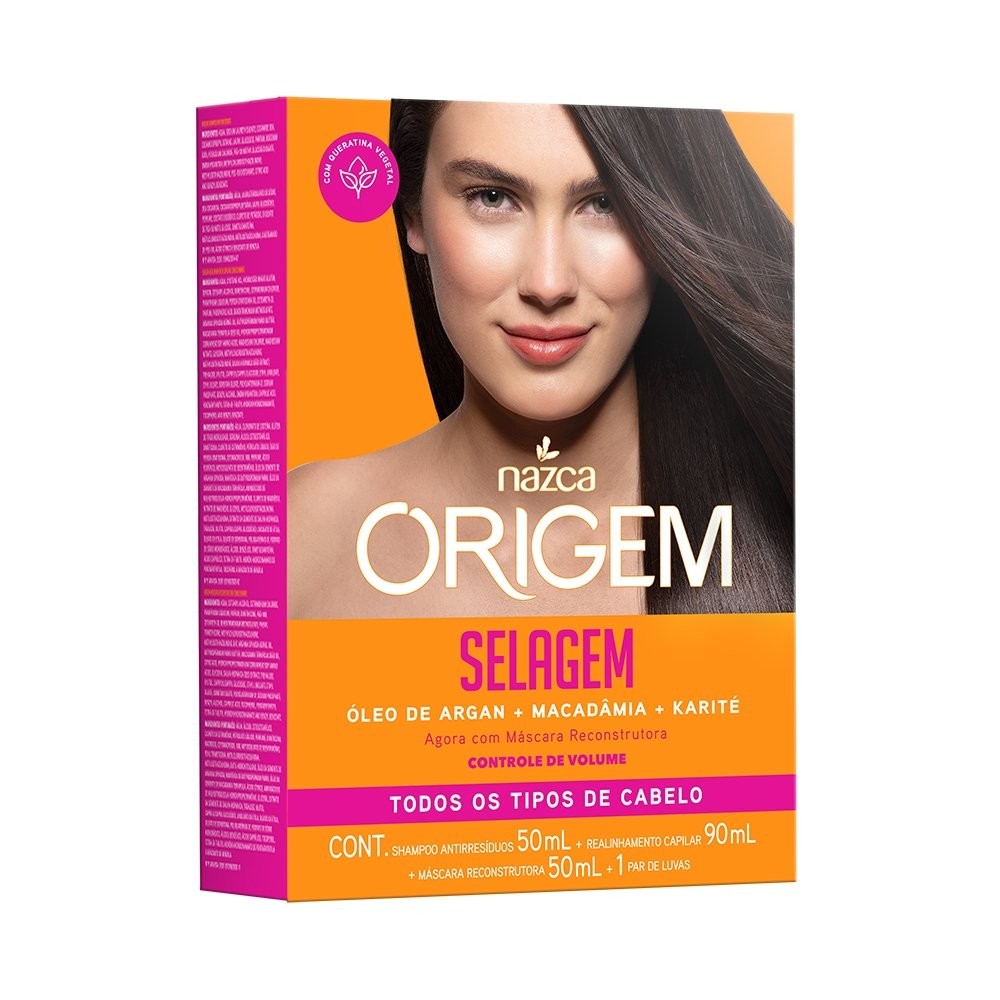 Selagem Redutora Origem Todos tipos de Cabelos 190ml
