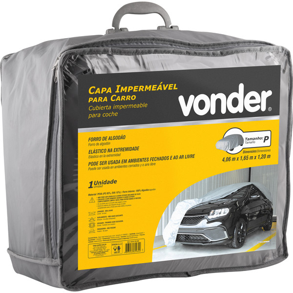Capa Impermeável Para Carro Tamanho P Vonder em Oferta na Shopee