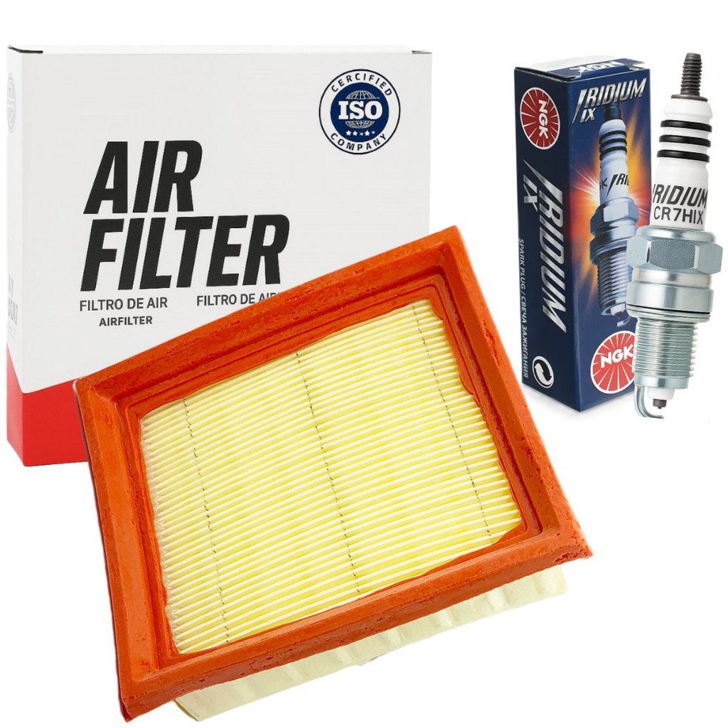 Filtro de Ar + Vela Iridium Pop 100 2007-2015 em Oferta na Shopee