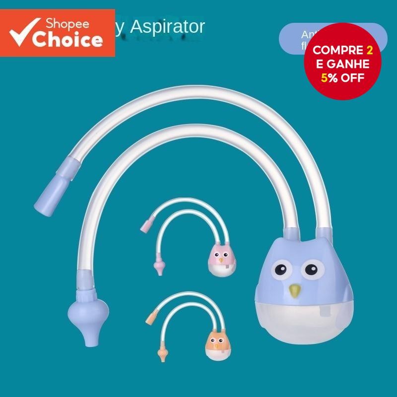 Aspirador Nasal Neonatal Anti-Retorno Selsema A Vácuo Mucus Suction Penyedut Hingus