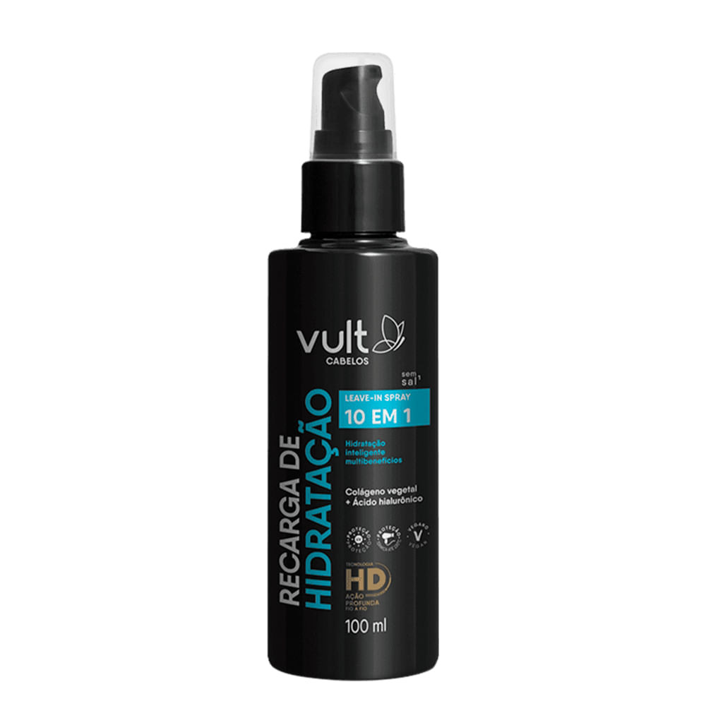 Leave-In Spray 10 Em 1 Vult Cabelos Recarga de Hidratação 100ml - Beauty
